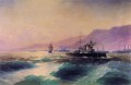Cañonera frente a Creta 1897 Romántico Ivan Aivazovsky ruso